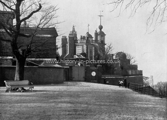 The 24 Hour Clock & Time Bell, Greenwich Observatory. London. c.1890's